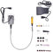 Qussse Flex Shaft Onde Sospensione Mill 780 W, utensile rotativo elettrico ad anello rapido, set di utensili rotanti, controllo pedale, 500 – 25000 giri/min