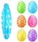 Tarange Ostereier Zum Aufhängen Draussen, 6 pcs Ostereier Deko, Ostereier XXL Osterdeko Outdoor, 40cm Ostereier Deko, Osterdekoration, Für Familie Osterdeko Zum Aufhängen