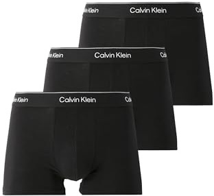 Calvin Klein 3er-Pack Icon Baumwoll-Stretch-Boxershorts für Herren NB4286 | Herrenunterwäsche, mittelhoch geschnitten, bequeme Passform, feuchtigkeitsregulierend, nahtloser Infinity Bond-Bund