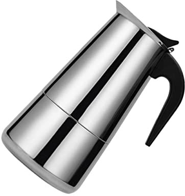 iplusmile Cafetera De Acero Inoxidable Portátil Cafetera Espresso Para Cocina Para Disfrutar Café