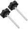ARTSEWPLY 1set Walker Replacement Knobs Comfortable Arm Knobs Pad Compatible Parts for Rollators and Walker Seat Attachment Installation