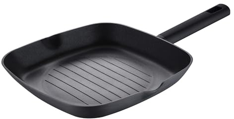 Padella Grill in alluminio forgiato MasterPro Induzione 28 cm By Lionel Rigolet
