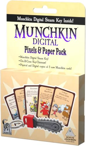Dire Wolf Digital|Munchkin Digital Pixel & Paper Pack|Kartenspiel|Ab 13 Jahren|Anzahl der Spieler: 1-5|Spielzeit: 45-90 minunts|Englisch