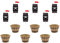 PartyDeco Piraten Muffin Förmchen 5x7,5x5cm & Cake Topper 20cm 6er Set, 18-teilig - Muffin Set - Cupcake Topper und Backförmchen für Kindergeburtstag Piratenparty Schatzsuche
