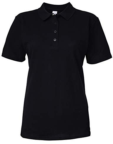 Gildan womens Fitted, Black, L