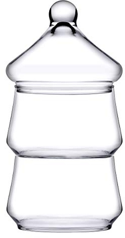 Pasabache Villa Patisserie Süßigkeitenschüssel, 26 x 11 cm, 2 Etagen