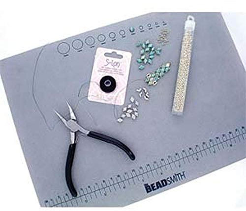 Beadsmith BMNS8-R Treasure Non Slip Bead Mat (8.5inch x 7inch)