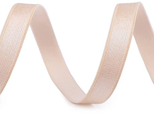 BIG-SAM - BH-Träger Gummiband | 10 mm Breite Ideal für Trägershirt oder Büstenhalter | Preis per Meter (Hautfarbe)