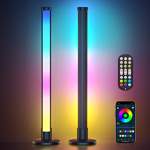 Bedee Smart LED Light Bars - RGB Ambient Lighting, Bluetooth Colour Changing for PC, TV, Room, Entertainment