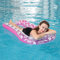 YIHELU Matelas Gonflable Piscine Semi Immerge Maille Aqua Lounge avec TêTe à Flotteur Hamac Flottant, Bouee Piscine pour Adultes Plage ExtéRieur Lounger