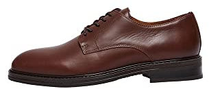 SELECTED HOMME Herren SLHBLAKE Leather Derby Shoe B NOOS Lederschuhe, Demitasse, 42 EU