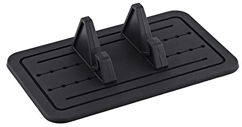Car Dashboard Phone Holder, Universal Car Dashboard Mobile Phone Mount Holder Silicone Gel Cradle Stand