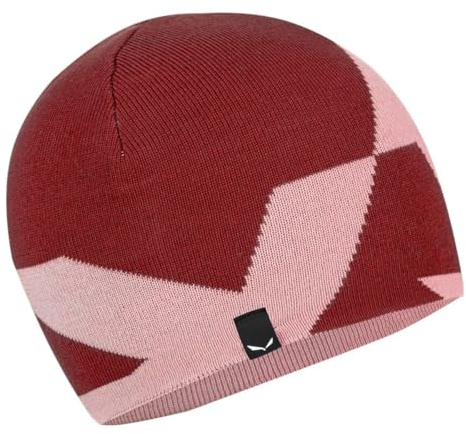 Salewa Pure Reversible Merino-Mütze, Rot