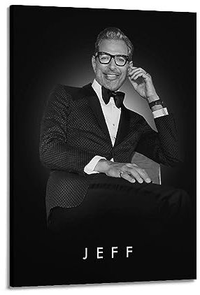 VZRSQZK Schauspieler Jeff Goldblum Poster, dekoratives Gemälde, Leinwand-Wandposter und Kunstdruck, modernes Familienschlafzimmer-Dekor-Poster, 40 x 60 cm