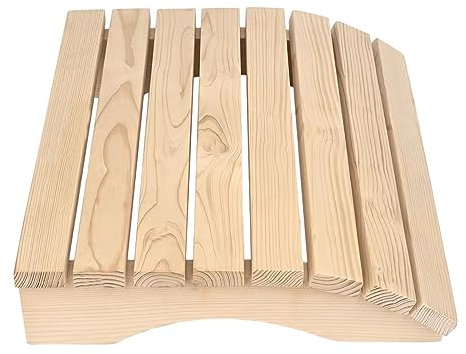 kowaku Oreiller de dossier de Sauna, appuie-tête de sauna en bois, accessoires de sauna légers et antidérapants, Chaise de sauna avec dossier pour Douche