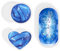 RISVOWO Moldes Resina Epoxi, 3 Piezas Transparente Molde Silicona Resina, Kit Resina Epoxi Redondo Ovalado En Forma De Corazón para Hacer Platos, Posavasos, Manualidades
