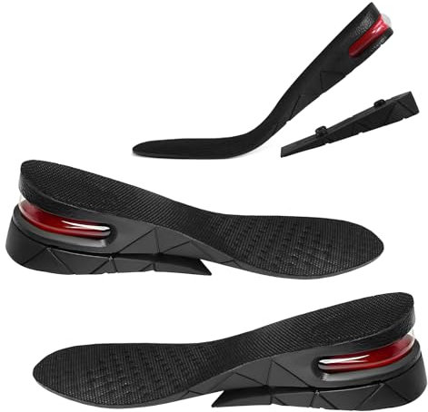 Joycabin 2 Schicht Schuheinlagen Erhöhung, Höhe Erhöhen Einlegesohle Kissen Höhe Heben Verstellbaren für Frauen Männer Unisex Bequeme Einlegesohle (3-5cm)