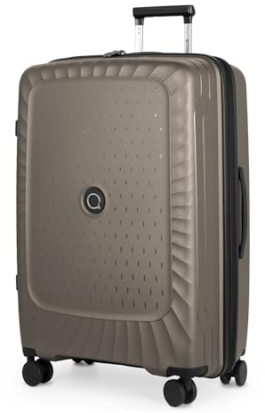 Hauptstadtkoffer Kotti - Großer Hartschalenkoffer, TSA, 4 Rollen, PP (Recycelt), Check-In Gepäck mit 3 cm Volumenerweiterung, 75cm, 116 Liter, Champagner