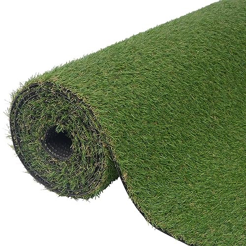 CIADAZ Rouleau de gazon artificiel pour terrasse Vert 1 x 5 m/20 mm