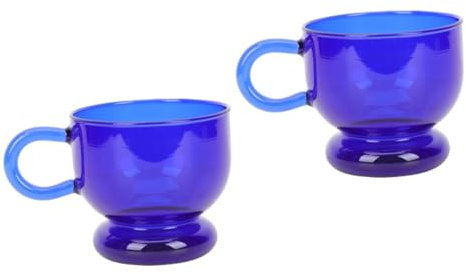 Alipis 2 Pz tazza da caffè in tazzine da espresso tazza da tè a foglie sfuse tazzine caffe tazze caffe bicchieri arredamento d'epoca tazza di latte Palmare