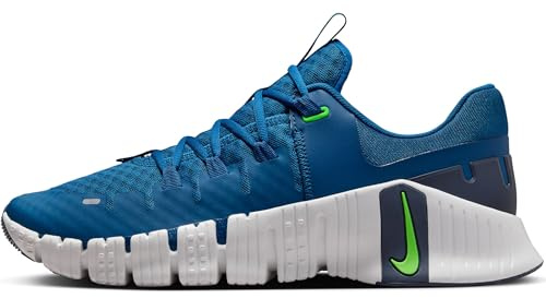 Nike Men's Free Metcon 5 Trainers, Court Blue Green Strike Thunder Blue, 11.5 UK