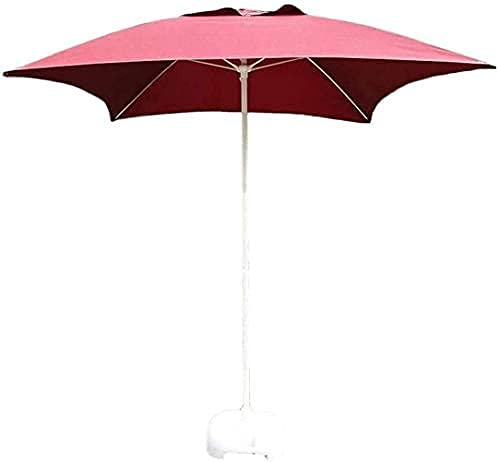 asdchZen Sonnenschirm Für Den Garten, 6,56 Fuß, 2 M, Markt-/Garten-/Terrassenschirm, Uv50+ Outdoor-Sonnenschirm Für Balkon, Tisch, Terrasse Oder Hof, Quadratisch