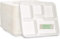 Premium Quality Strong Plates 30cm x 20cm, Super Rigid Bagasse Biodegradable ECO Friendly Dinner Plates - Perfect for Lunch, Dinner, Parties