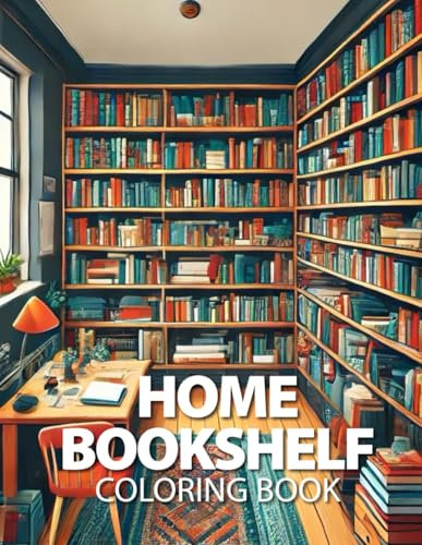 Kewl Koloring - Home Bookshelf Coloring Book