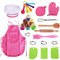Trays for Oven Non Stick Up Baking Kits Cooking 25Pcs Chef Toys Kids Set and Role Kitchen for Play Dress Kitchen，Dining & Bar (Multicolor, One Size)