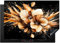 KitchenYeah© Copri Piano Cottura Induzione 75x52 cm Coprifornelli Fornello Proteggi Tutto per la Cucina Fornelli Fiori - Oro - Graffiti - Nero - Astratto