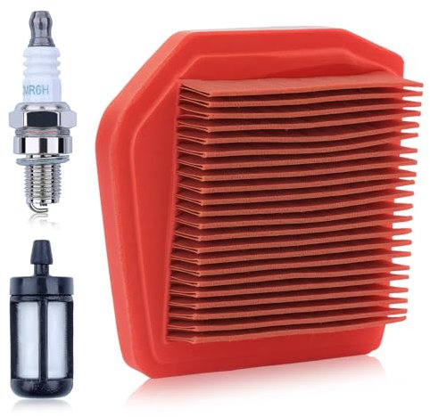 Haishine Filtre Compatible avec Stihl FS 240, FS 240 C-E, FS 240 C-E Z, FS 240 R, FS 240 R-Z tronçonneuse scie électrique, 8,8 x 7,8 x 2,1cm - Filtre à air