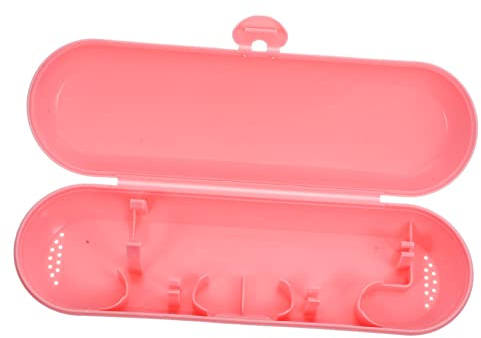 Ipetboom Tragbarer Aufbewahrungskoffer Für Elektrische Zahnbürsten Mittelgroß Rosa Langlebiges Material Schutzhülle Für Reisen Und Unterwegs Passend Für Elektrische Zahnbürsten Praktischer Reisehalter