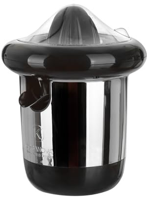 Spremiagrumi elettrico nero cromato Design Luca Trazzi
