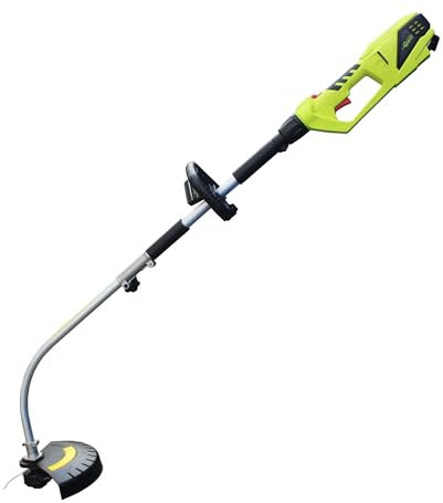 Garden Gear 2-in-1 Grass Trimmer and Brush Cutter 900W Electric Strimmer with 10m Cable Dual Line Feed Soft Grip Handle Safety Switch for Weeds Nettles Thick Vegetation Lawns and Edging