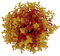 Artificial Flowers Topiary Balls 11.81In - Artificial Plant Boxwood Sphere, UV Protected, No Maintenance Ever Green Fake Leaf, Easy to Assemble Hanging Balls for Patio, Garden, Indoor, Outdoor, Yellow