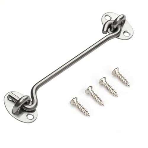 Ganci for porte e finestre in acciaio inossidabile ispessito da 4 pollici/6 pollici, ferramenta for mobili, 1 set(6in)