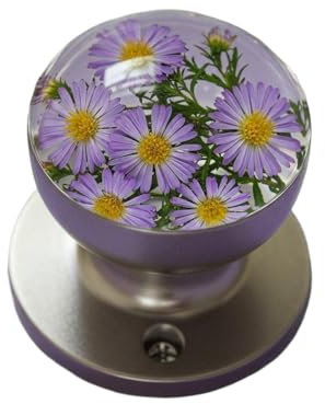 Tiradores de cajoneras | Pomo de cajón retro con flores, accesorios antidecoloración y decoración para cocina, armario, garaje