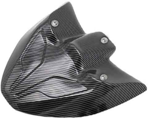 Baceyong Guardabarros delantero de motocicleta con forma de pico, compatible con Yamaha Tracer 700 2016-2019, aspecto de fibra de carbono