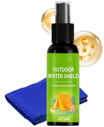brooksnaji Waterproofing Spray for Tents,Nano Tent Waterproof Spray | Heavy Duty Outerwear Protector | for Garden Patio Hiking Travel Outdoor Camping Backyard Lawn Backpacking