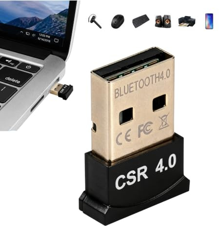 Ouitble CSR4.0 USB Bluetooth Adapter Kabellose USB Dongle für Wins7/8/8.1 | PC Bluetooth Adapter für Maus Tastatur Headset, Volle Abwärtskompatibilität mit Bluetooth v4.0/v3.0/v2.1/v2.0/v1.1