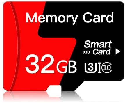 32GB Micro SD Card Memory Card With Adapter High Speed Class 10 For Smartphone,Camera,Security Cams,Tablet and Drone