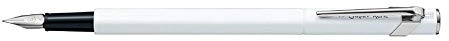 Caran d'Ache 849 Metall-Füllfederhalter Weiß EF, 1 Stück (1er Pack)