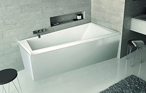 Tablier baignoire asymétrique Novalu Wellness - Blanc