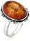 HolidayGiftShops - Sterling Silber 925 Baltischer Bernstein Ring