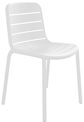 Resol Gina Stühle, Kunststoff, 52 x 52,3 x 80,5 cm, Weiß, 2 Stück