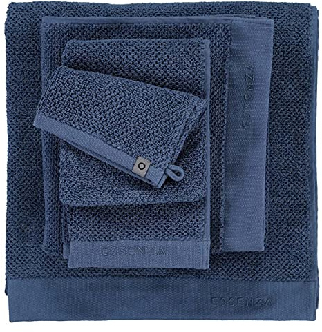 ESSENZA Handtücher Bio Connect Organic Uni Blue Waschhandschuh 16x22 cm, 401064-200-002