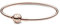 PANDORA Armreif in Roségold mit Kugelverschluss und Sterling-Silber und 14 Karat rosévergoldete Metalllegierung Moments Collection, 17cm