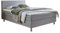 Atlantic Home Collection EDISON Boxbett, Liegefläche 120 x 200 cm, Härtegrad H2, inklusive Topper, grau