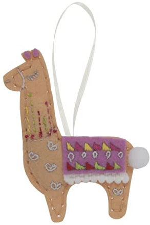 Trimits Felt Decoration Kits, 14 x 10cm, Llama