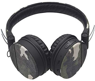 Mysound Speak Bt Camou Cuffie Stereo On-Ear Wireless Bluetooth 4.2 Ripiegabili, Microfono E Comandi Multi-Funzione, Camouflage